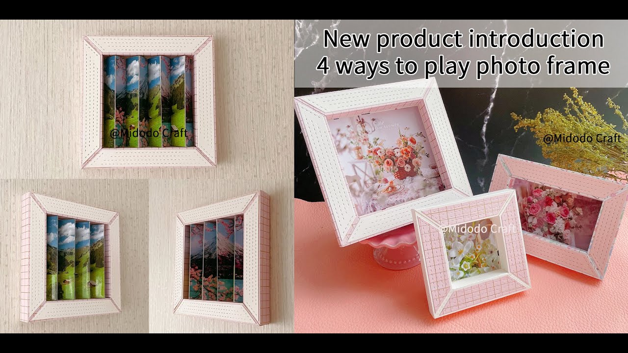 New Product | 4 ways to play 【photo frame】 Cutting Dies and some |  Midodo May 2021