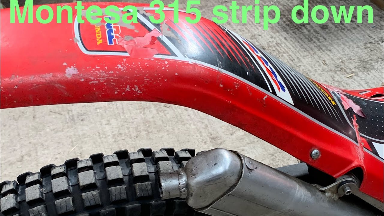 Montesa 315 completed full strip down ( check out the 315 fully restored)