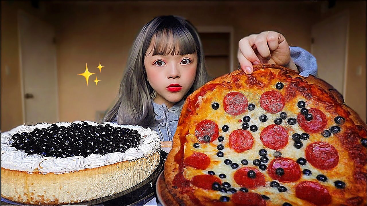 BOBA PIZZA, BOBA CHEESCAKE, MOCHI BUBBLE TEA MUKBANG~ 🐯 (250K Celebrate :D) 버블티 파티! 먹방입니다