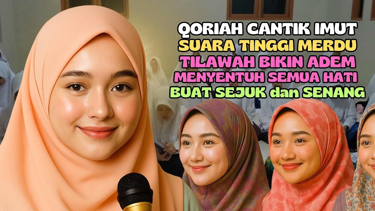 QARIAH CANTIK SUARA MERDU BIKIN HATI BERDEBAR 💕❗ Tilawah Qur’an Penuh Penghayatan, Semua dibuat Adem