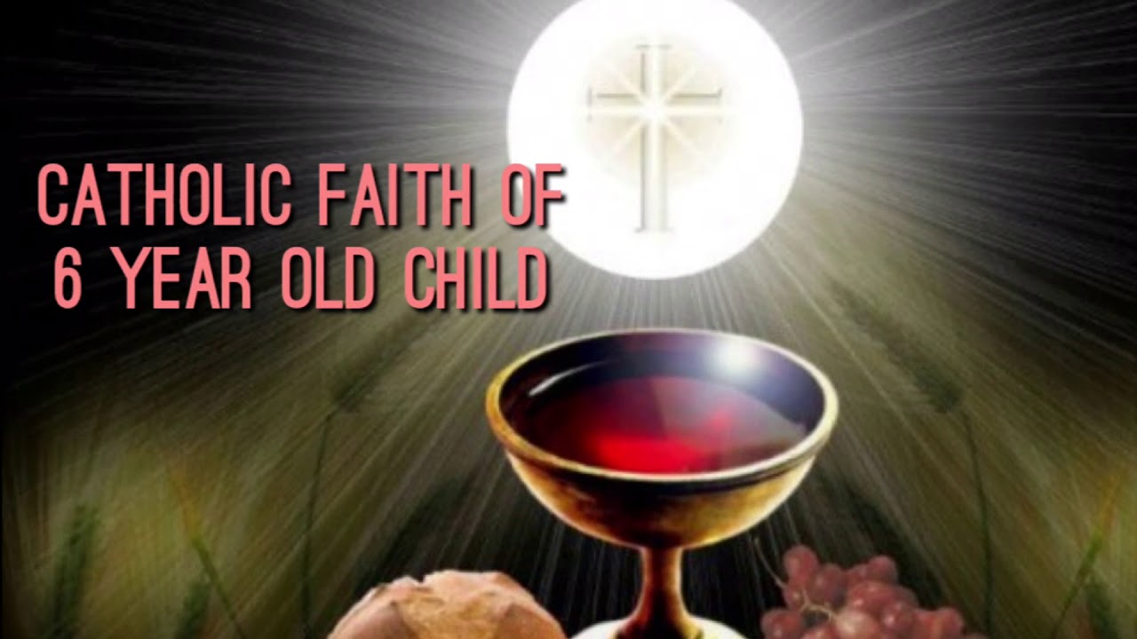 First Holy communion :: 6 year Old Child :: Catholic Videos