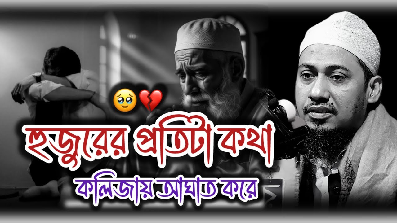 হুজুরের প্রতিটা কথা কলিজায় আঘাত করে।Anisur Rahman ashrafi emotional waz।আনিসুর রহমান নতুন ওয়াজ ২০২৫