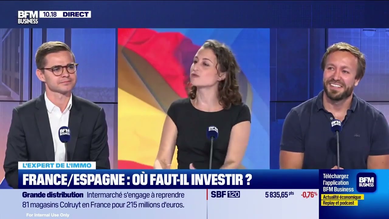 France vs Espagne 🇫🇷🇪🇸 : où investir en 2025 ? | Débat sur BFM avec Geoffroy Reiser & Thierry Vignal