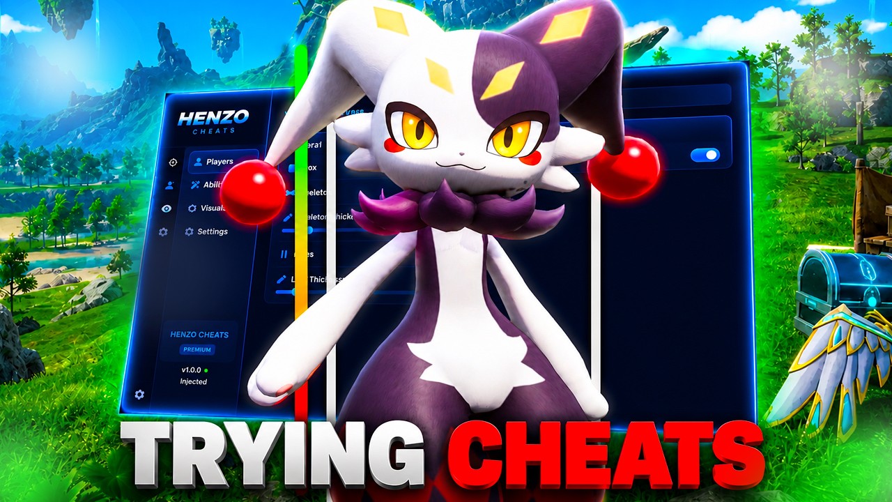 Trying Palworld Cheats With Instant Catch, God Mode, Teleport & More.... (Palworld Hacks)