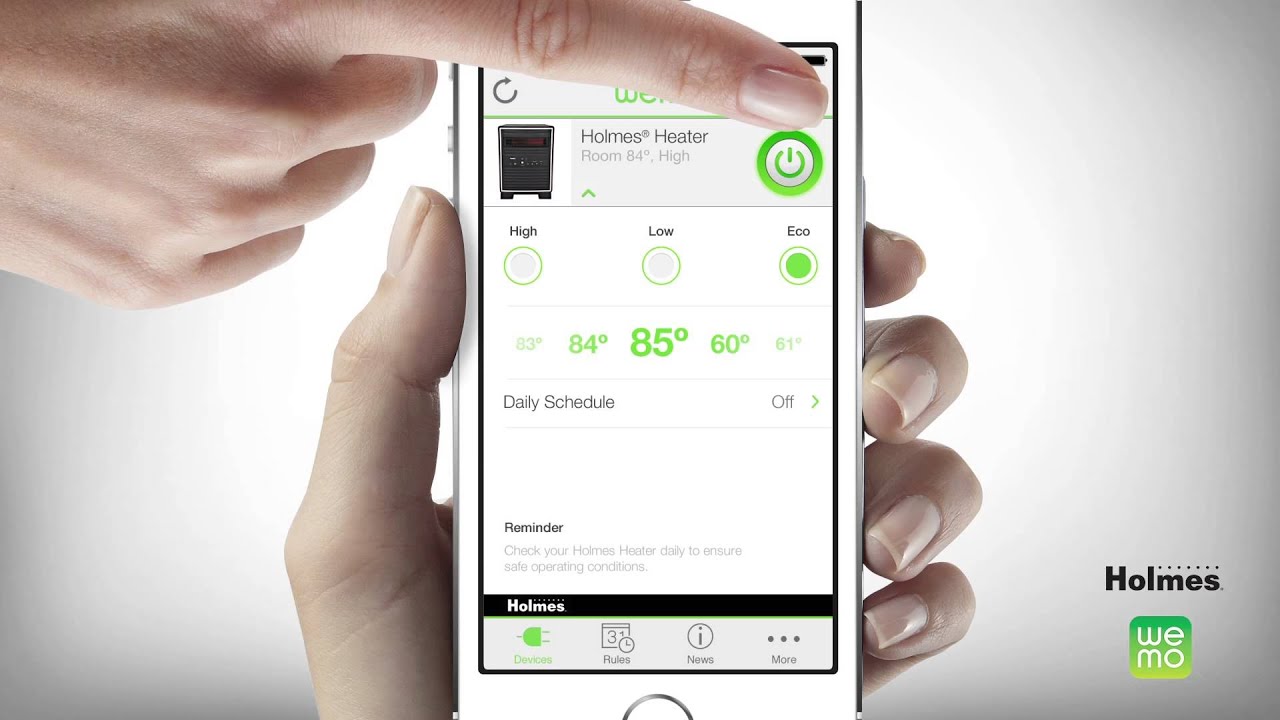 Holmes® Smart Heater with WeMo® - How To Use