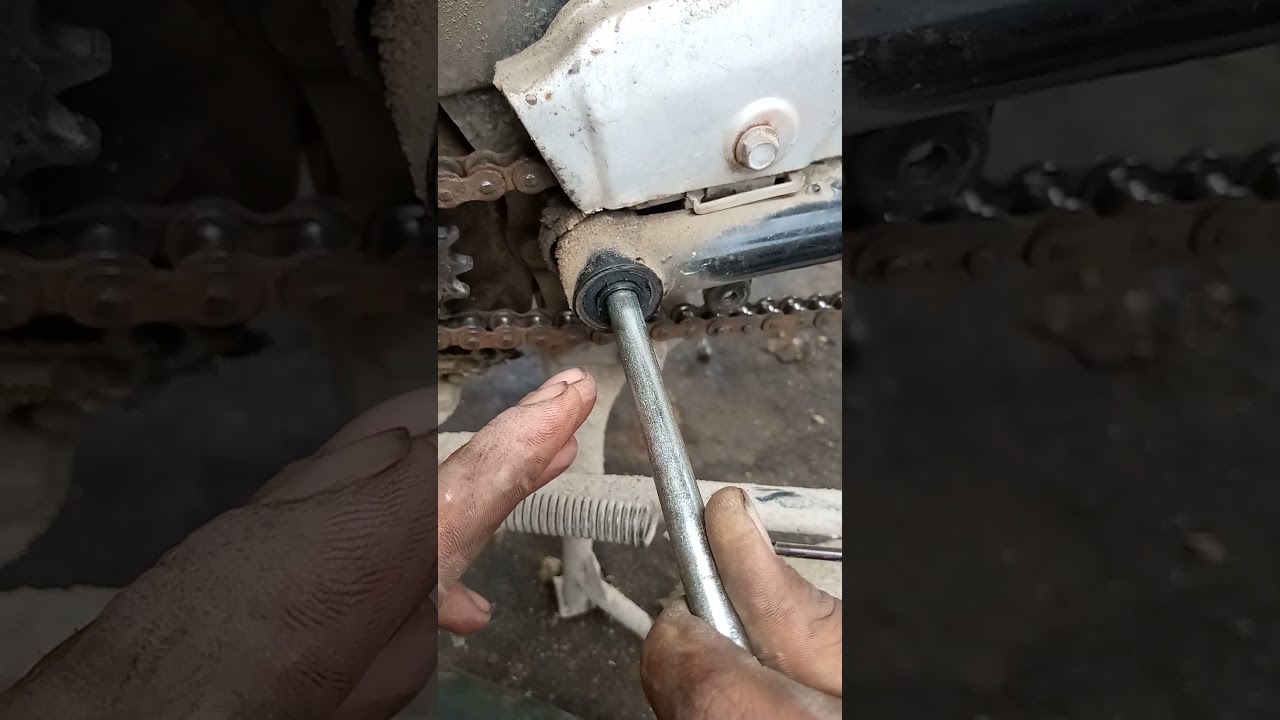 how to install honda cd 70 chimta bush fitting vibration khatm Karen #shorts #youtubeshorts #bike