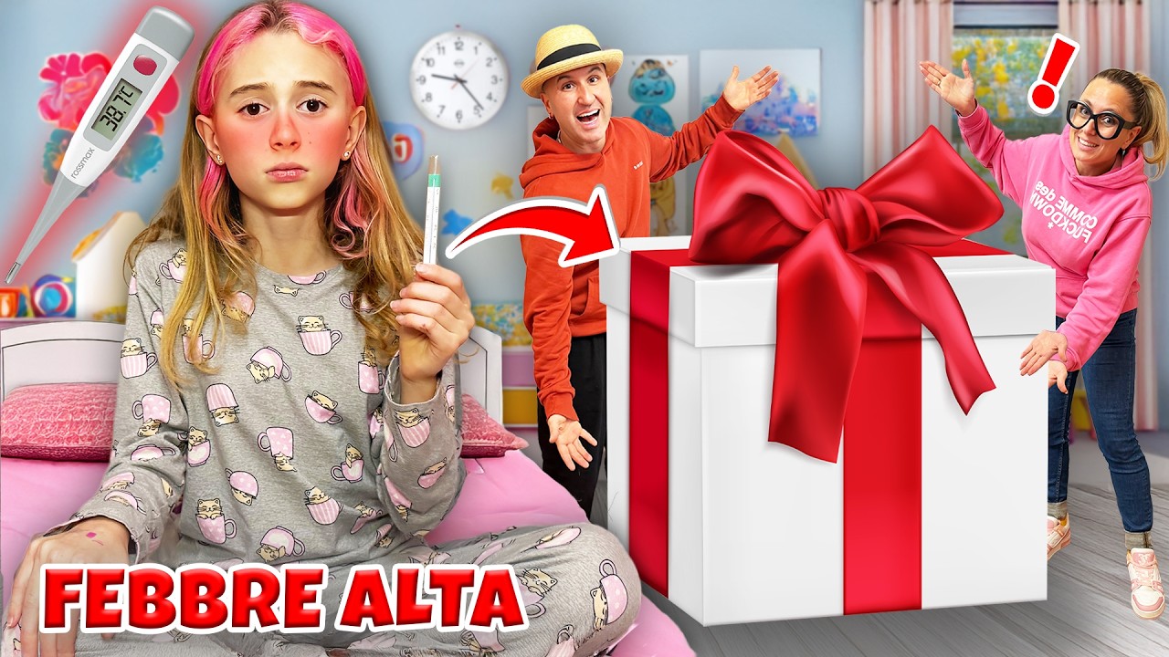 GIORGIA STA MALE: HA LA FEBBRE ALTA! PAP&Agrave; SALVO E MAMMA CINZIA LE FANNO UN REGALO A SORPRESA!