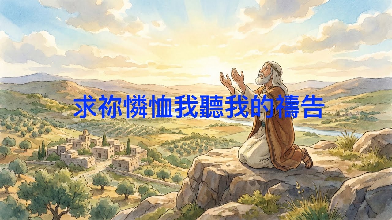 詩歌SS-4601【求祢憐恤我聽我的禱告】詩篇4篇1節〖羊咩咩-Ai聖經經文詩歌工作室〗