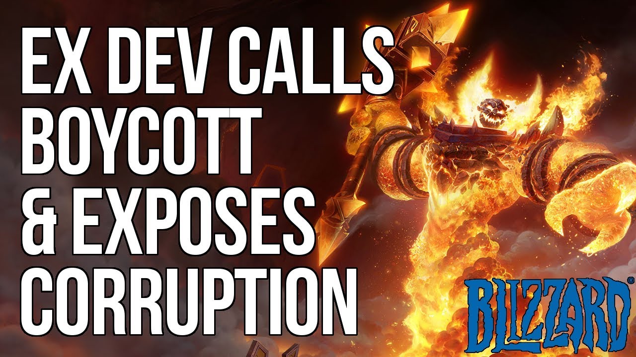 Ex Blizzard Developer Exposes Chinese Corruption in Support of #boycottblizzard