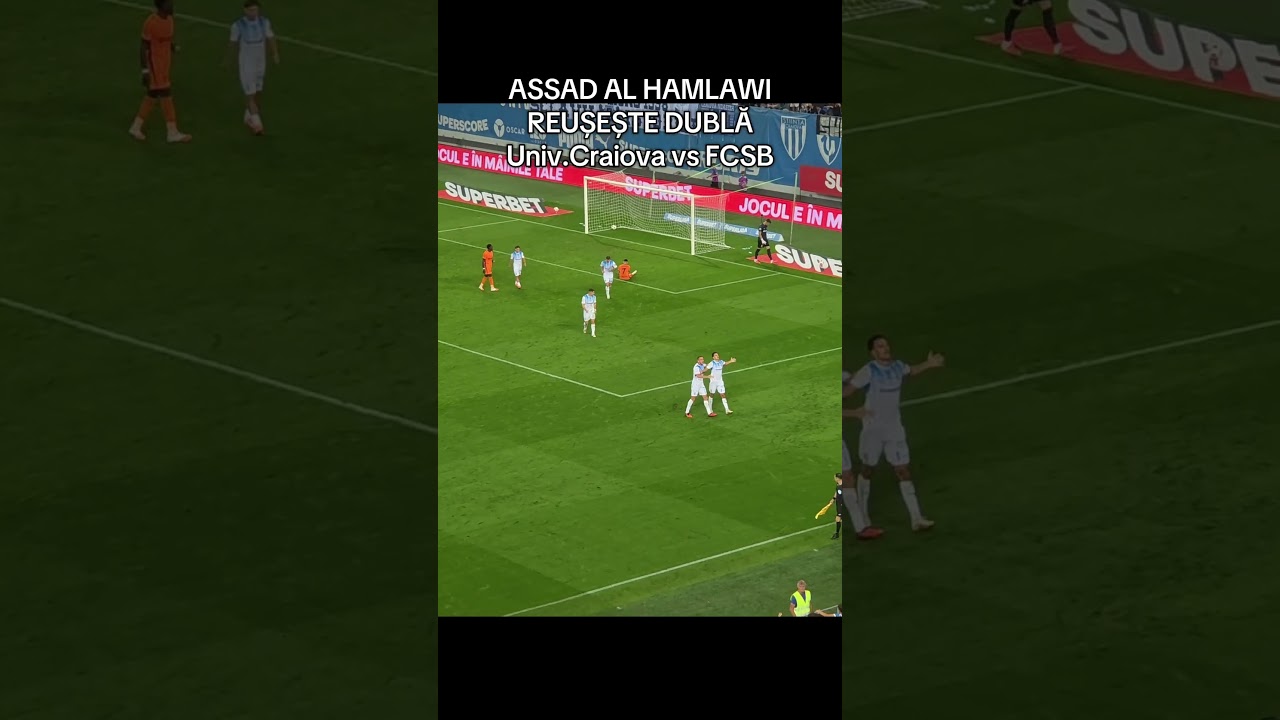 Assad Al Hamlawi reușește dubla vs FCSB #fotbal #superliga