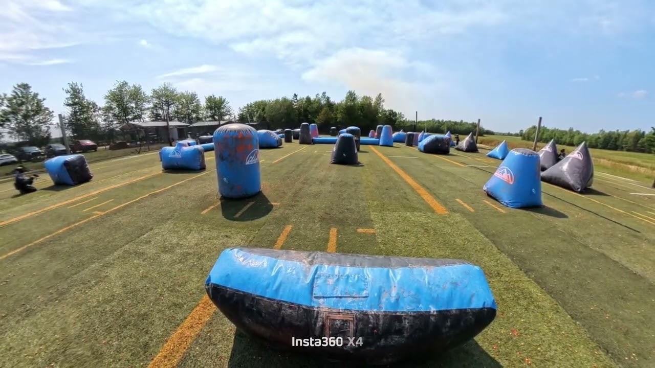 Shediac paintball, our first practice on our new turff field! 