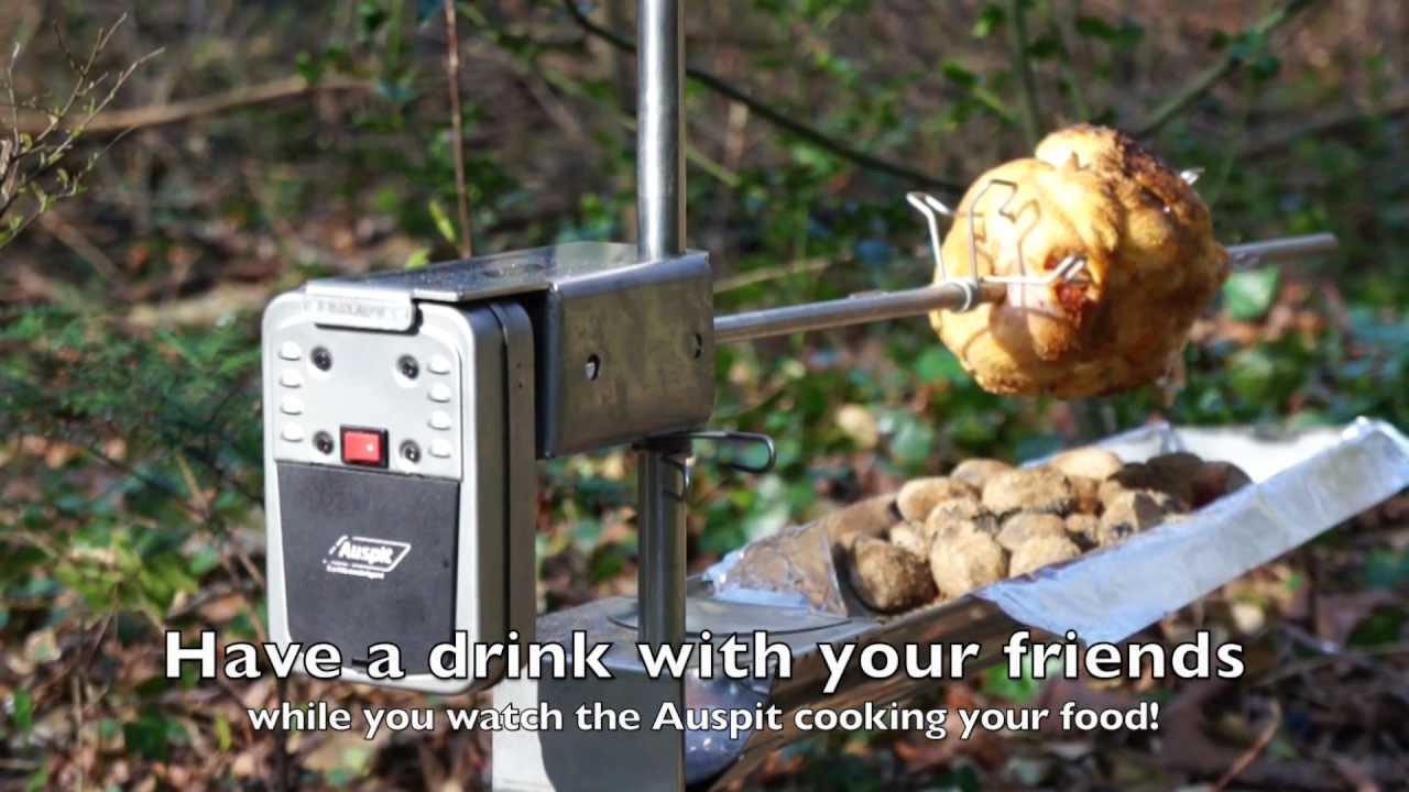 Auspit How to Roast Chicken on an Auspit Rotisserie