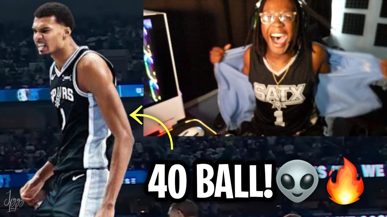 GOAT WEMBY DROPPED 40 ON ANTHONY DAVIS | SPURS at MAVERICKS (Reaction)