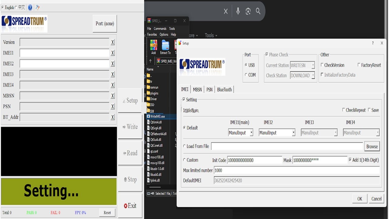 SPRD IMEI Write Tool v10.00.01 Free Download