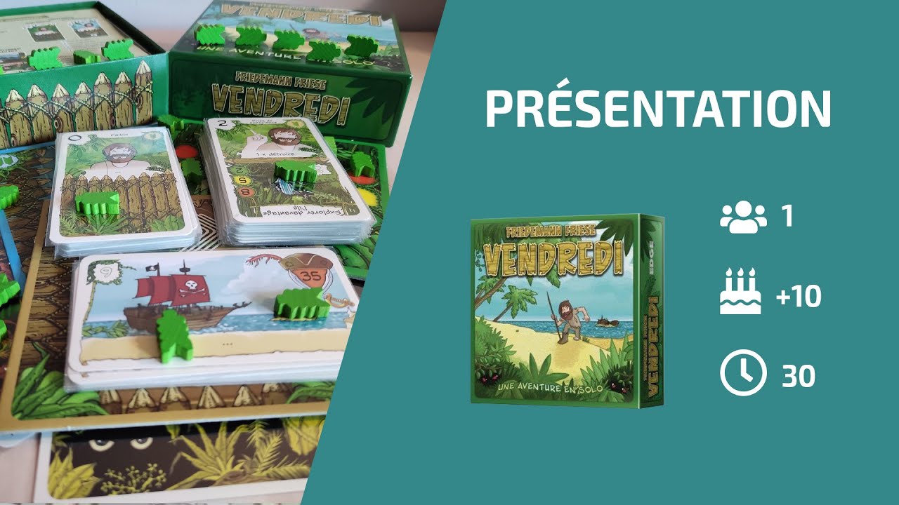 VENDREDI #1 | Présentation des règles et mise en place d'une partie - Friedemann Friese