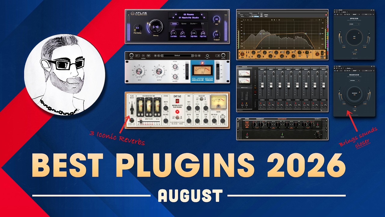 The Best New Mixing & Mastering Plugins of August 2026 (UAD, Waves, Sonimus, Acustica, Mixwave, UTA)