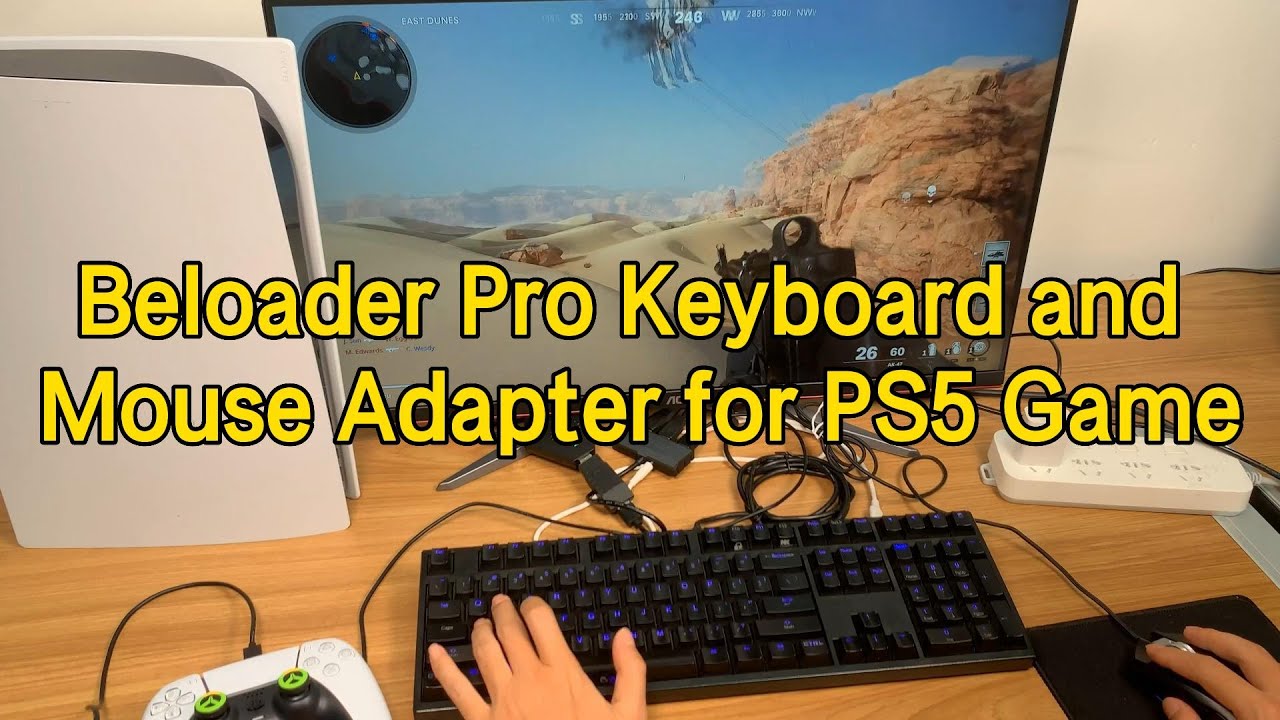 Beloader Pro Keyboard and Mouse Adapter for PS5 Game. PS5 Support XIM APEX, Cronus Zen,ReaSnow S1.