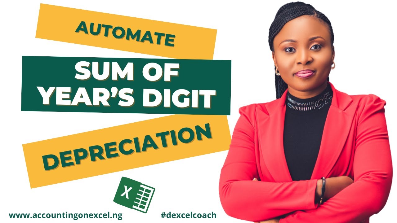 👉Automate Sum of Year’s Digits Depreciation in Excel | Build a Dynamic Template (No VBA)