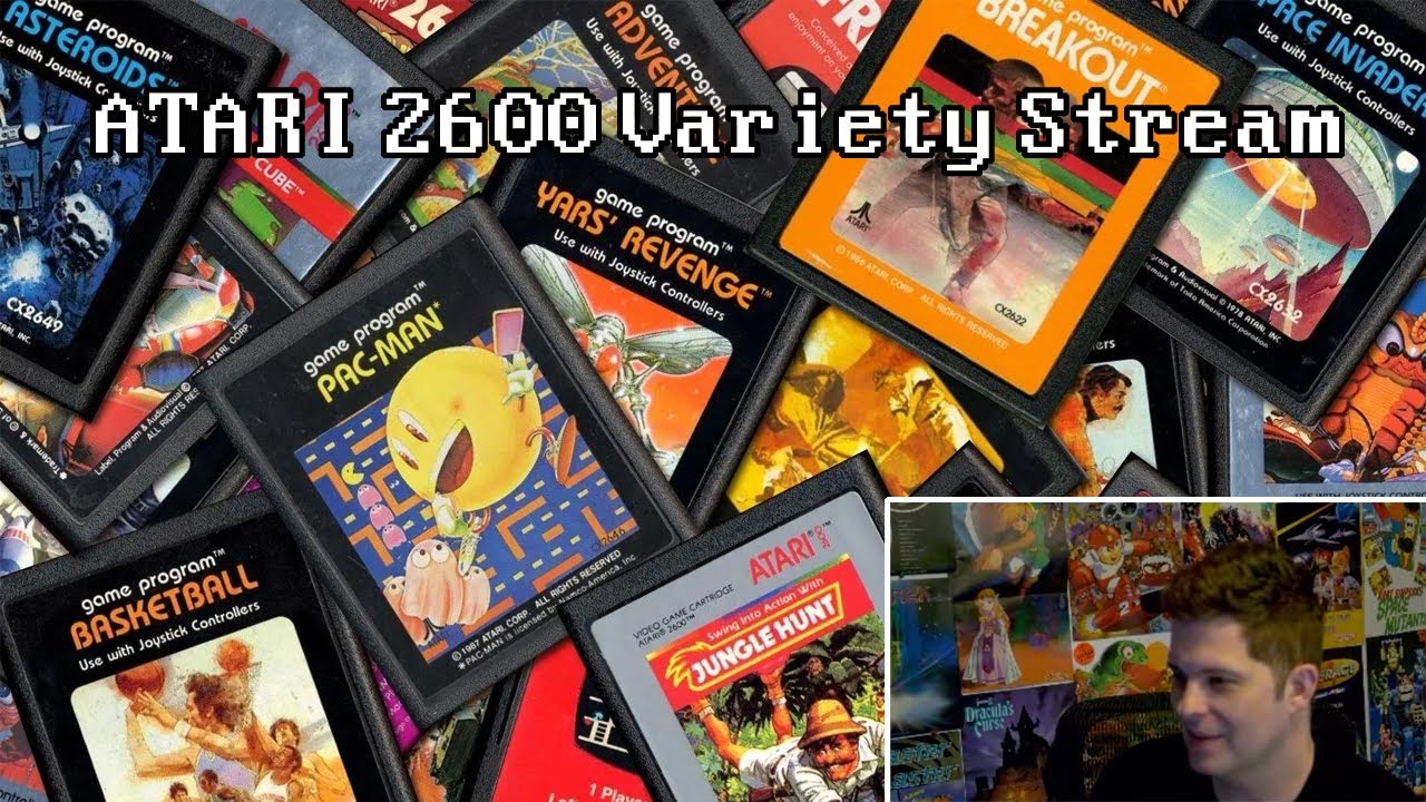 Atari 2600 variety stream - Mike Matei Live
