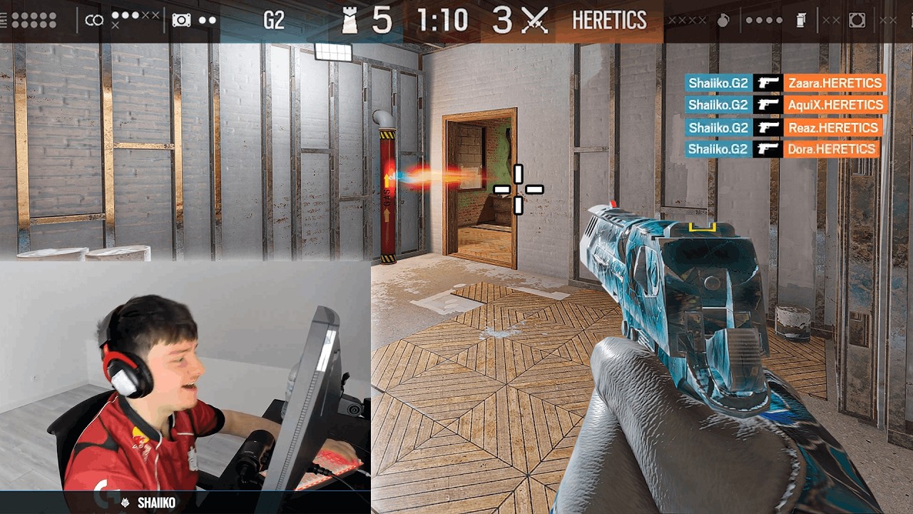Shaiiko INSANE Deagle 4K в профессиональной лиге... Rainbow Six Siege