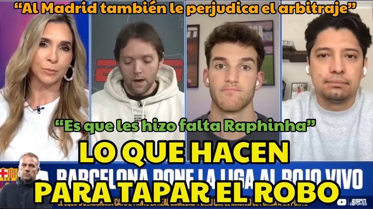 VERGÜENZA MUNDIAL! CAROLINA GUILLÉN DE ESPN: AL MADRID Y A MBAPPÉ TAMBIÉN LES PERJUDICA EL ARBITRAJE
