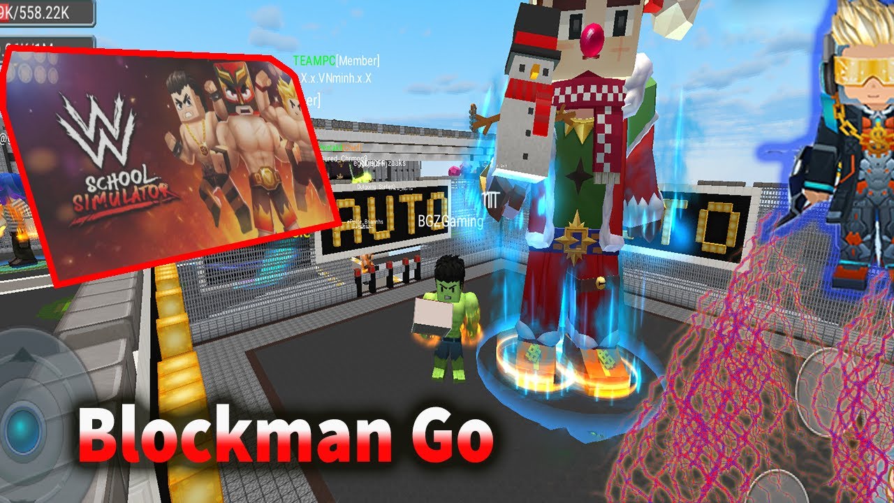 WWE School Simulator | Blockman Go Gameplay (Android , iOS)