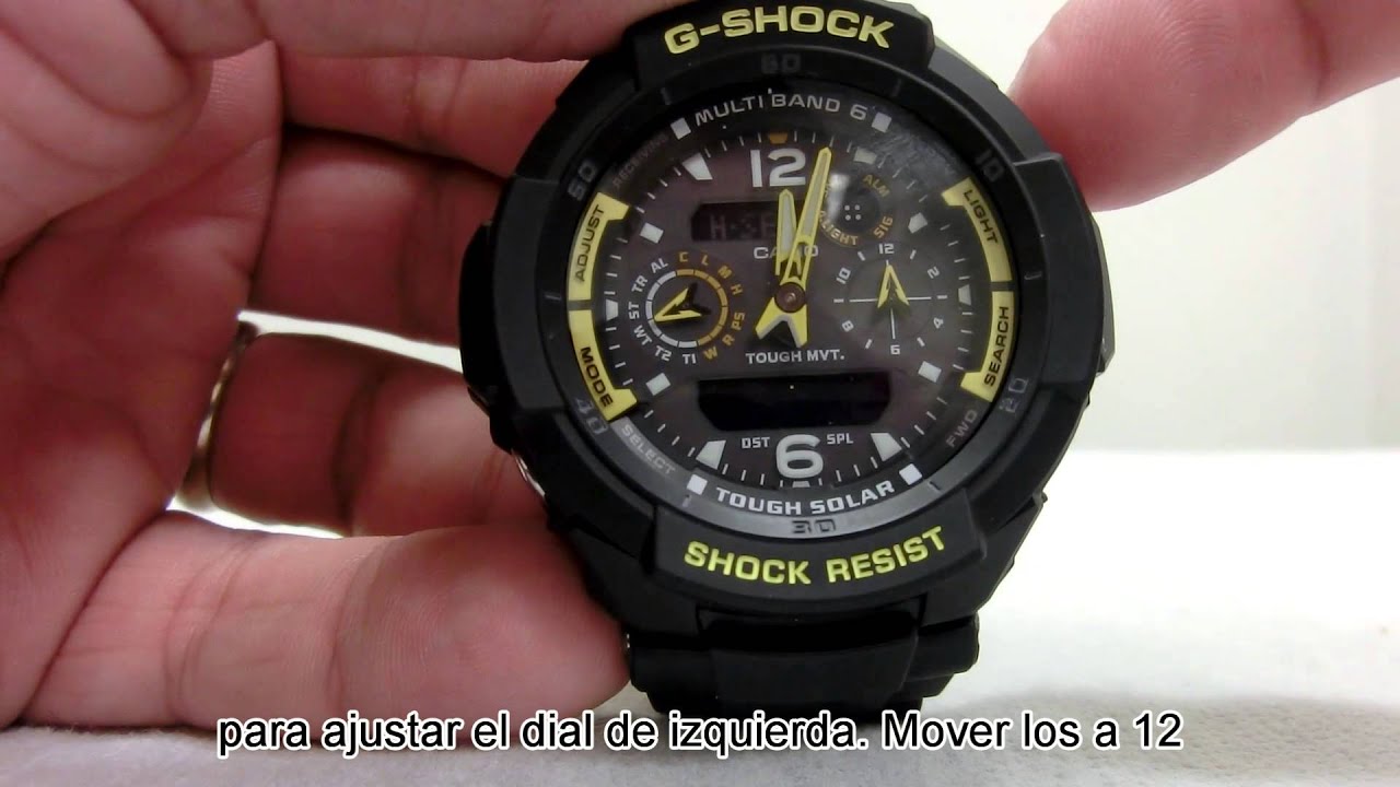 Adjusting Watch Hands When Out Of Alignment - Spanish