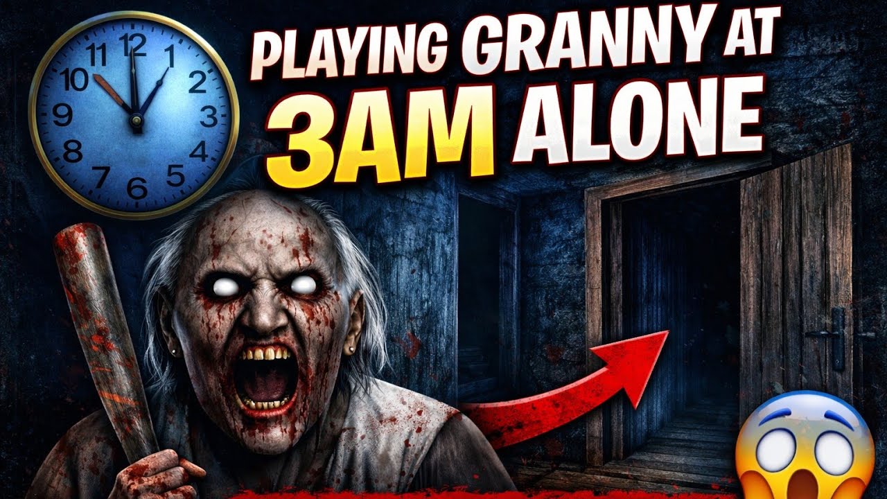 Playing Granny at 3AM Alone 😱 | Long Horror Gameplay