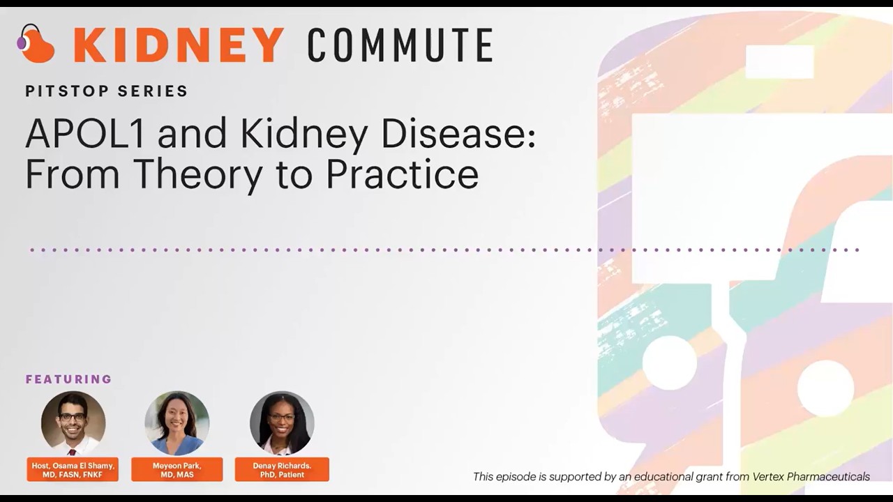 Kidney Commute Pitstop: APOL1 and Kidney Disease: From Theory to Practice