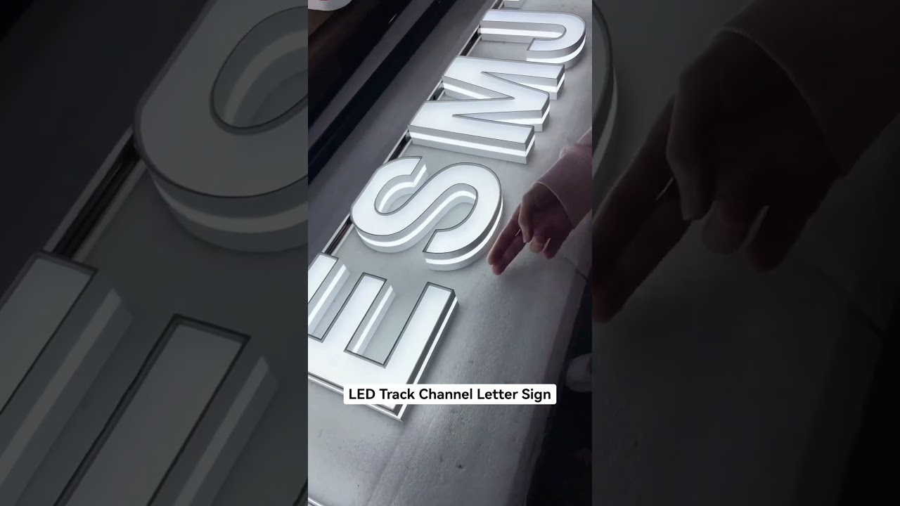 LED Track Channel Letter Sign Signage Components Fittings Parts Accessories, DIY Easy to Install