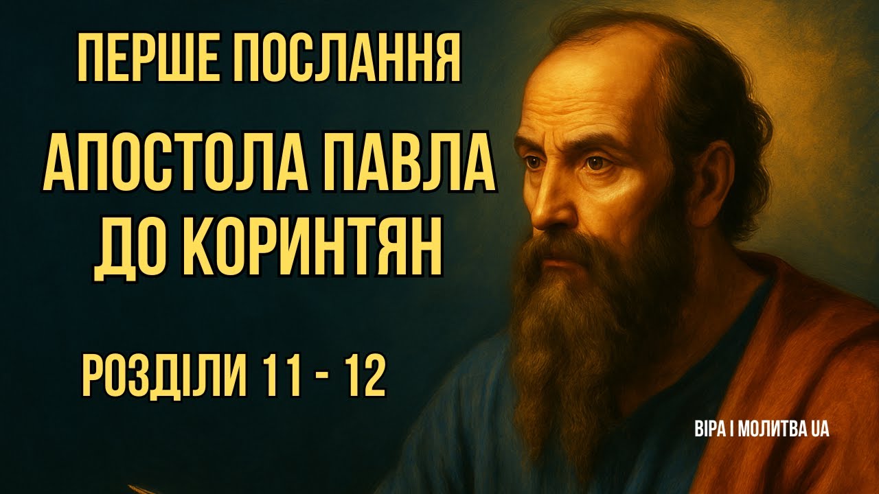ПОСЛАННЯ АПОСТОЛА ПАВЛА ДО КОРИНТЯН | РОЗДІЛИ 11 – 12 | ВІРА І МОЛИТВА UA