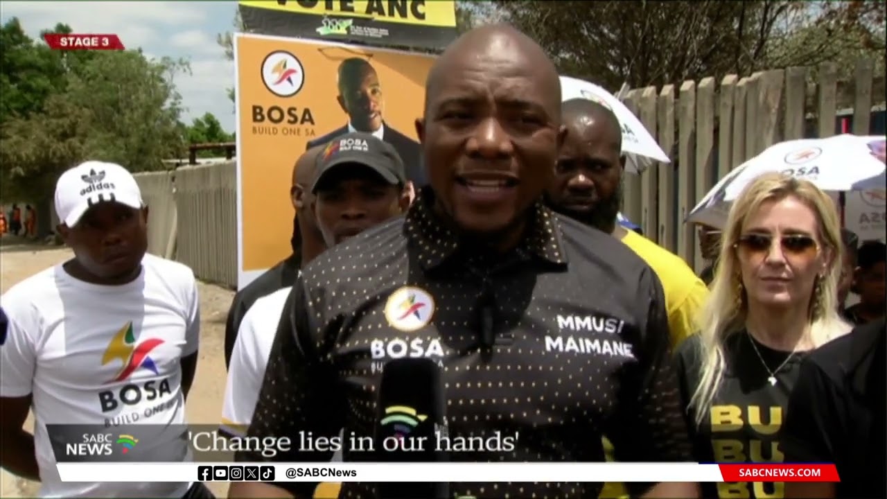 Build One South Africa leader, Mmusi Maimane says change lies in the hands of South Africans
