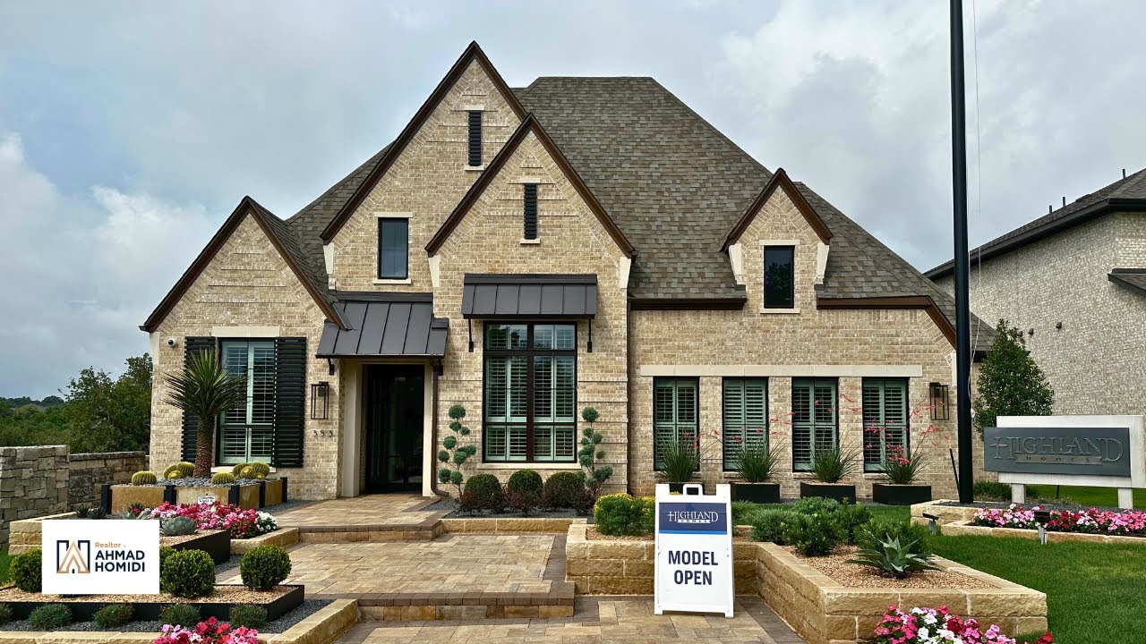 Tour This Luxurious Highland Homes Plan 218 | Parten Ranch, Dripping Springs TX