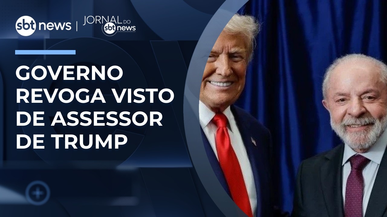 Brasil revoga visto de assessor de Trump que visitaria Bolsonaro | #JornaldoSBTNews