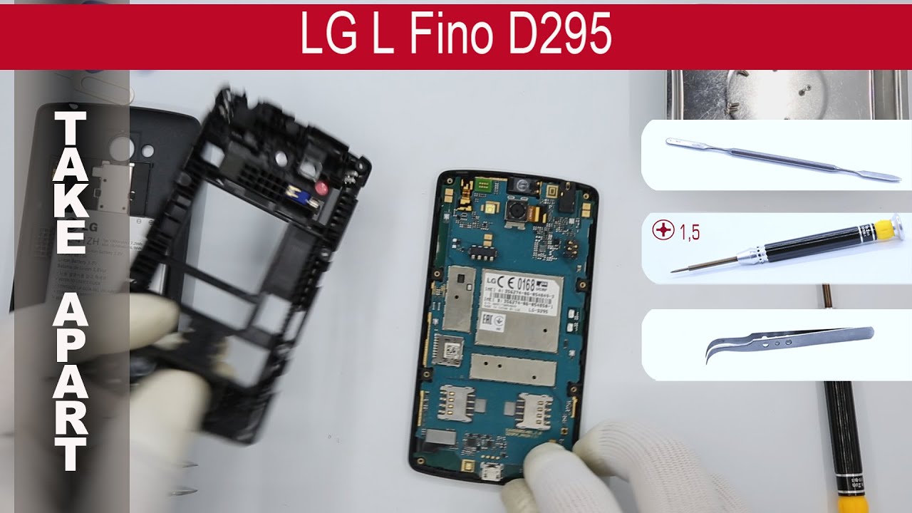 Как разобрать 📱 LG L Fino D295 Разборка и ремонт