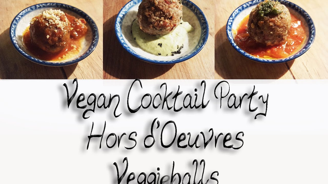 VEGAN VEGGIE BALLS  MEATBALLS Hors d'Oeuvres | Connie's RAWsome kitchen | COME COOK WITH ME