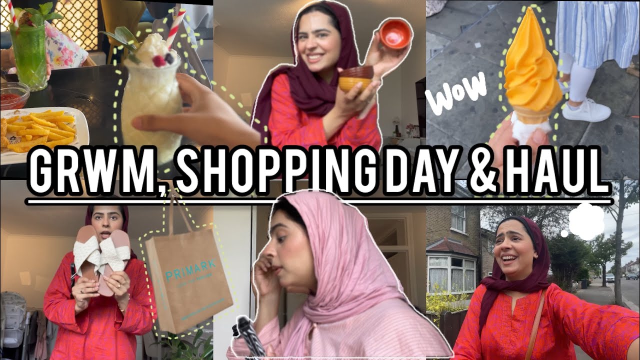 GRWM, Chit Chat, SHOPPING DAY & PRIMARK Haul, VIRAL ICECREAM!! *A Day In My Life* ❤️