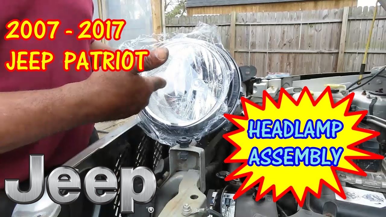 ⭐ 2007-2017 Jeep Patriot -2.0- Headlamp Assembly Replacement W/O Bumper Or Grill Removal #patriot