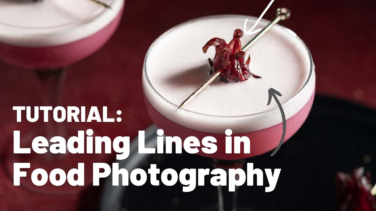 How to use LEADING LINES in Food Photography
