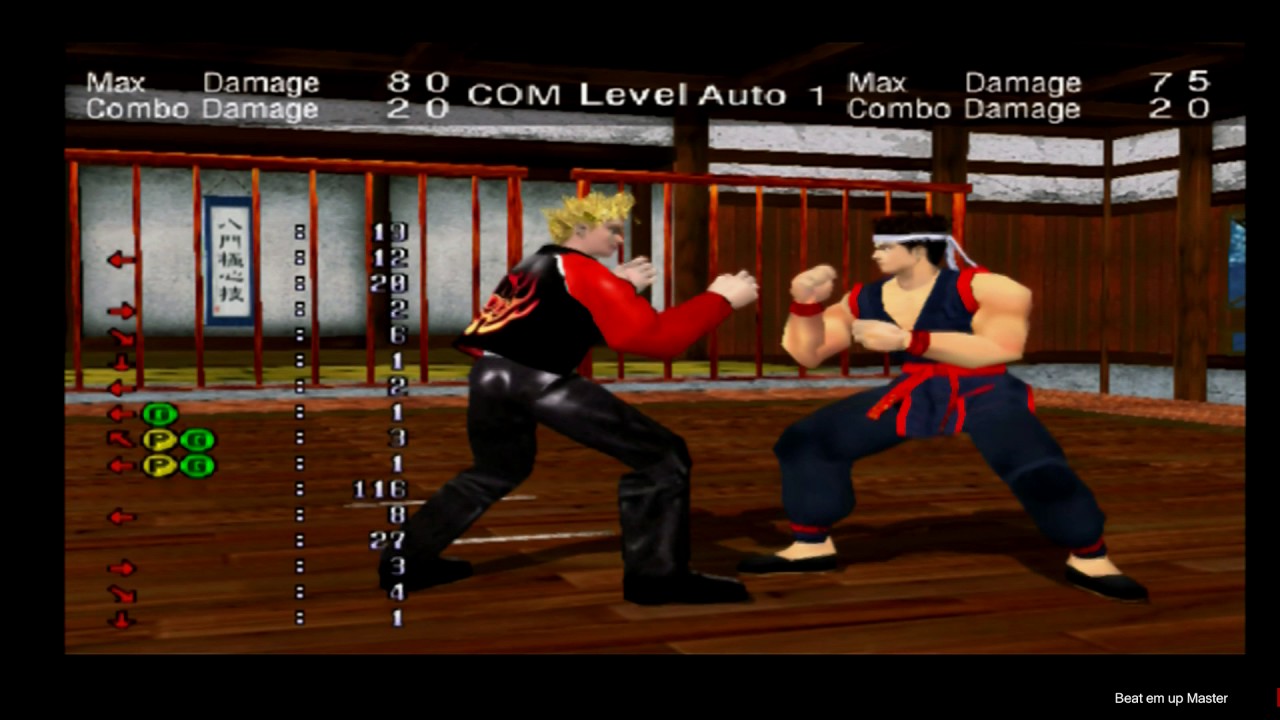 Virtua Fighter 3th Akira Training alle Moves und Kämpfen Sega Dreamcast Gameplay
