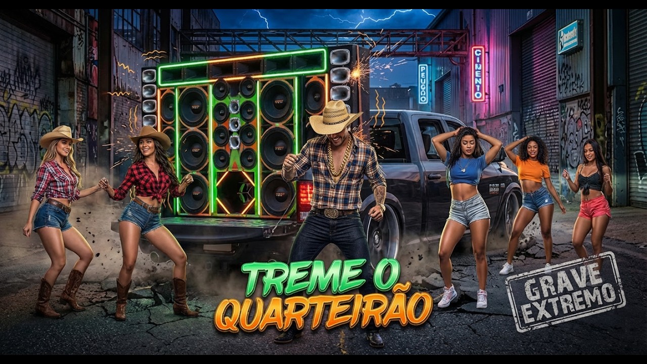 Treme o Quarteirão - Agro-funk 2026 (Bass Boosted / Som Automotivo) 🔊🚜🔥