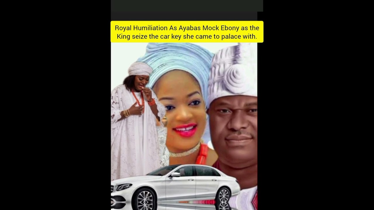 Royal Humiliation As Ayabas Mock Ebony as the King seize the car key she came to palace with. 
