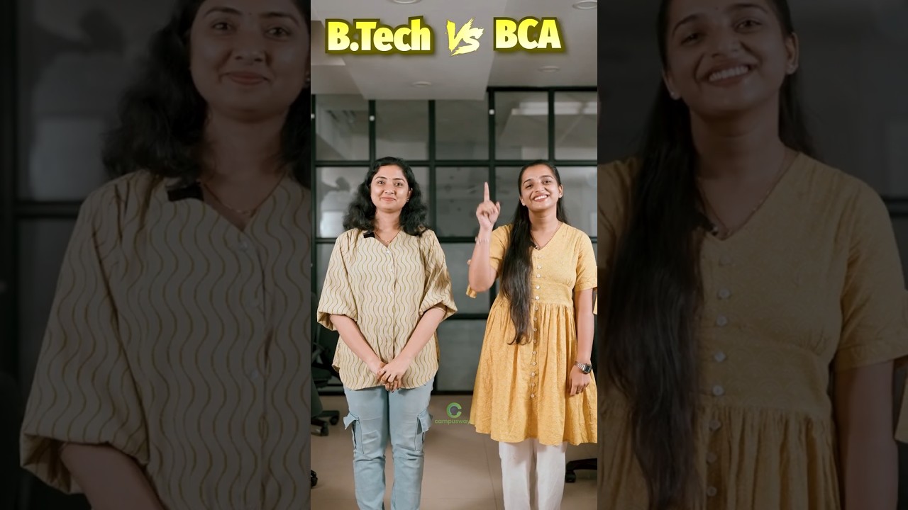 BCA or BTech Which is Better 2025 | Best BTech College in Kerala | BCA Admission |