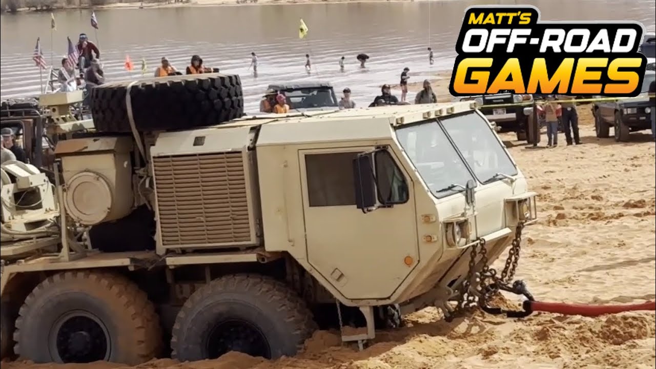 U.S. Army HEMTT Wrecker Recovery with Kinetic Rope - Matt’s Off-Road Games