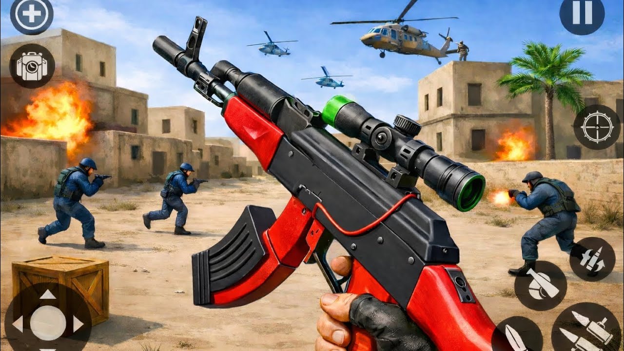 Best FPS Shooting Game 🔥 Offline Gun Game Android FPS Shooter 3D | Gun Action Game