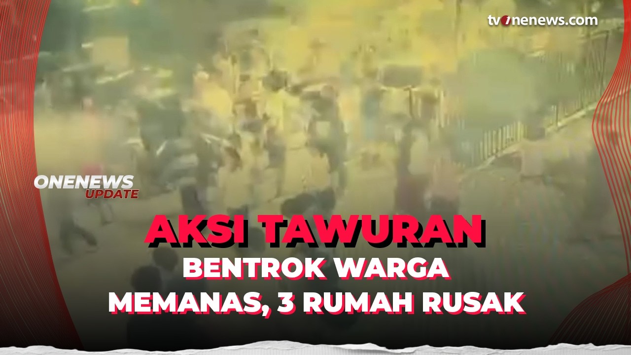 Sahur Dibangunkan Petasan, Dua Kelompok Warga Berujung Tawuran | OneNews Update