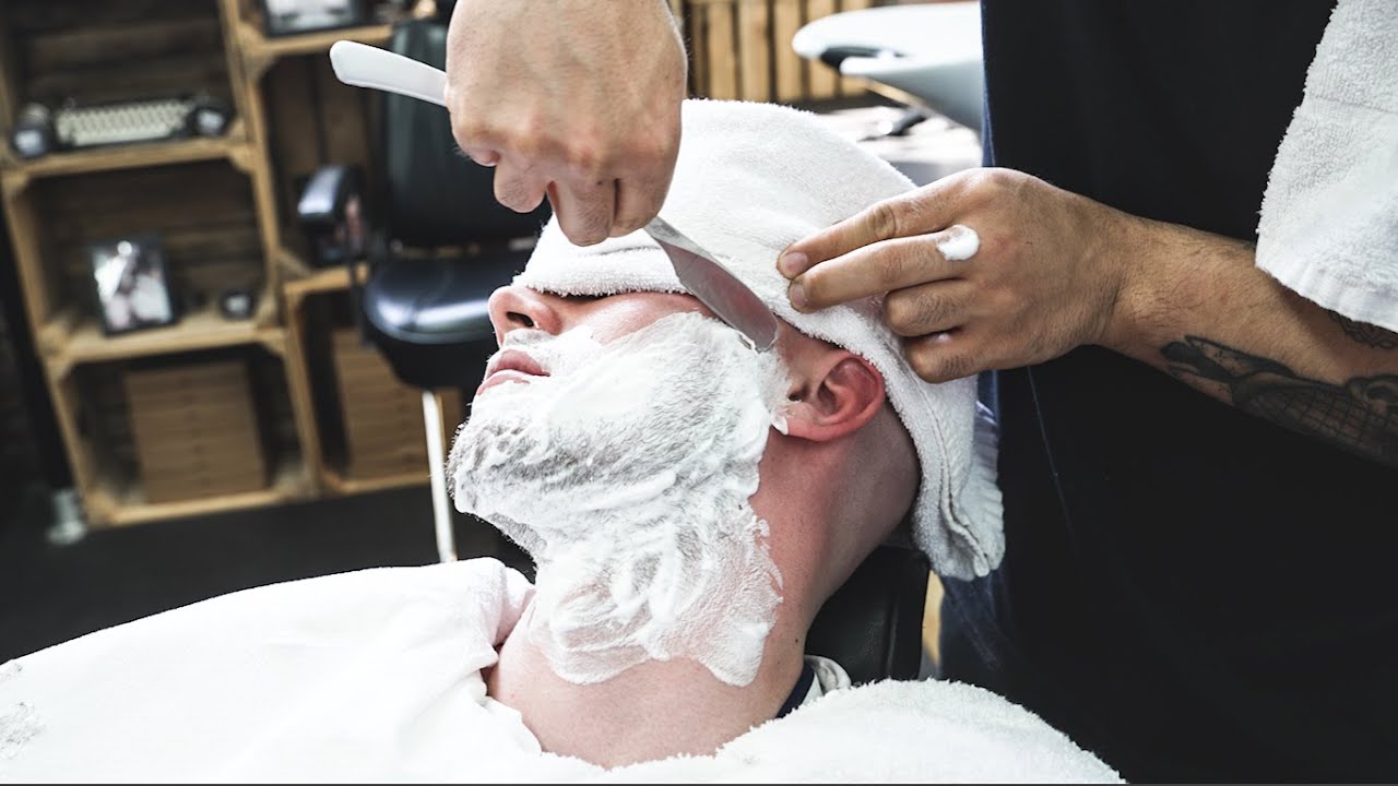 The PERFECT shave to help you sleep ASMR / by the nomad barber! RELAX!