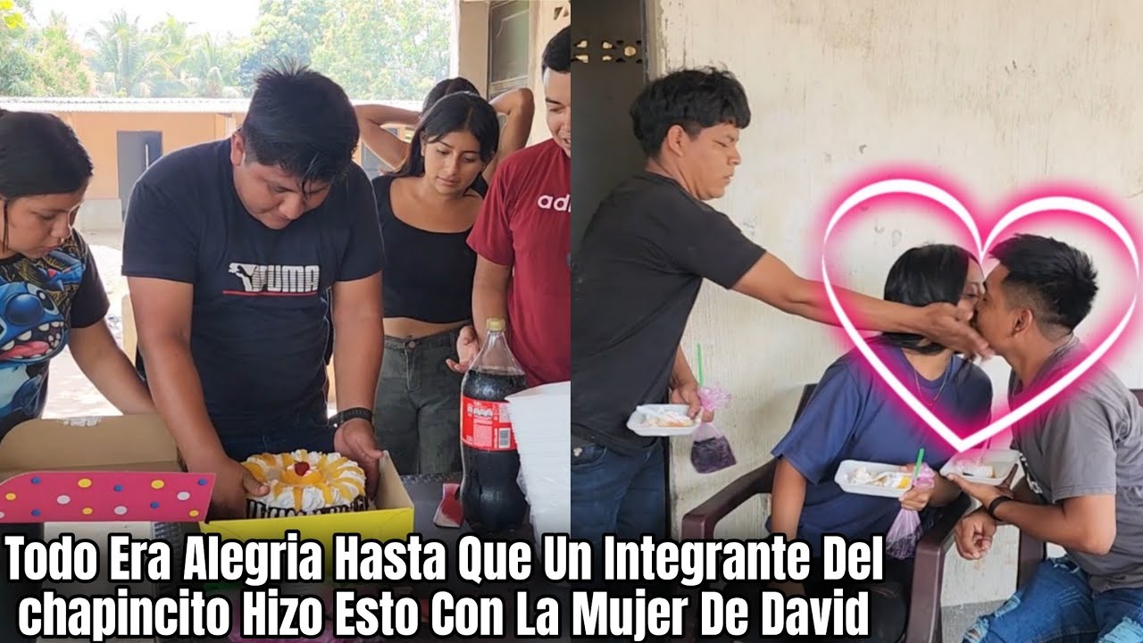 Kicha le roba Tremendo Beso A La Mujer De David😱 Se Confront4ron Cara A Cara😡