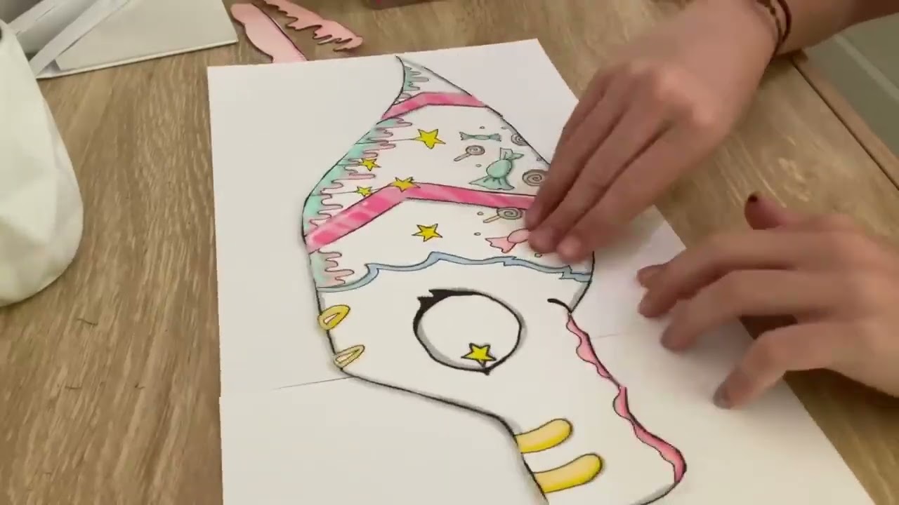 How To Make A Paper Dragon Puppet!💖