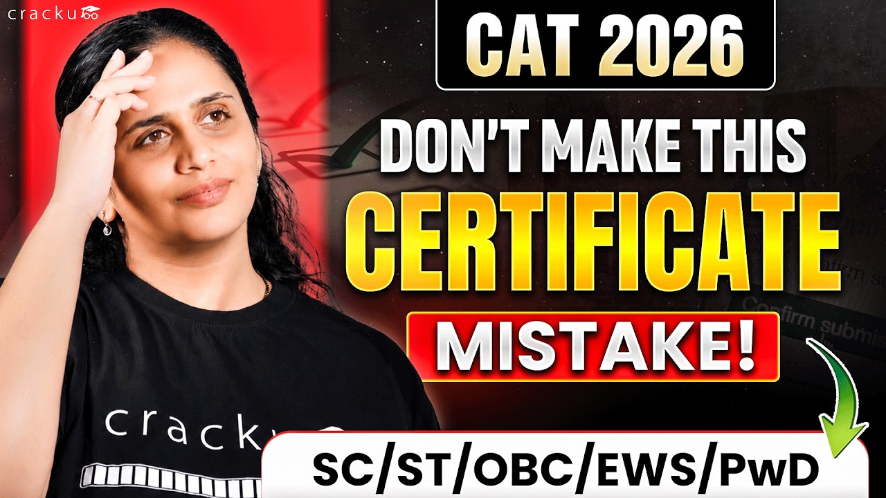 CAT 2026 Documents Required | Category Certificates Rules for SC, ST, NC-OBC, EWS, PwD Candidates